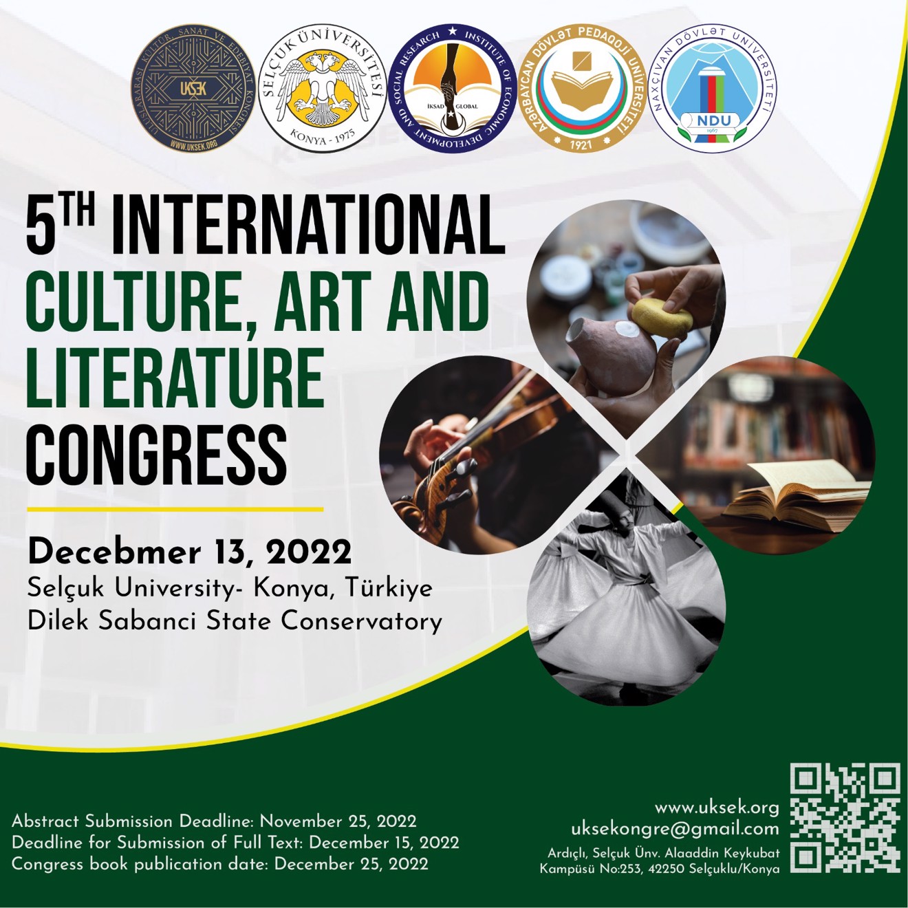 5 th International Culture Ard and Literature Congress Programe